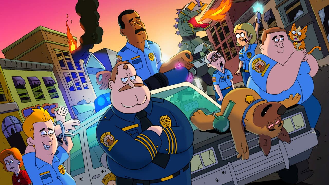 Paradise PD — backdrops 2