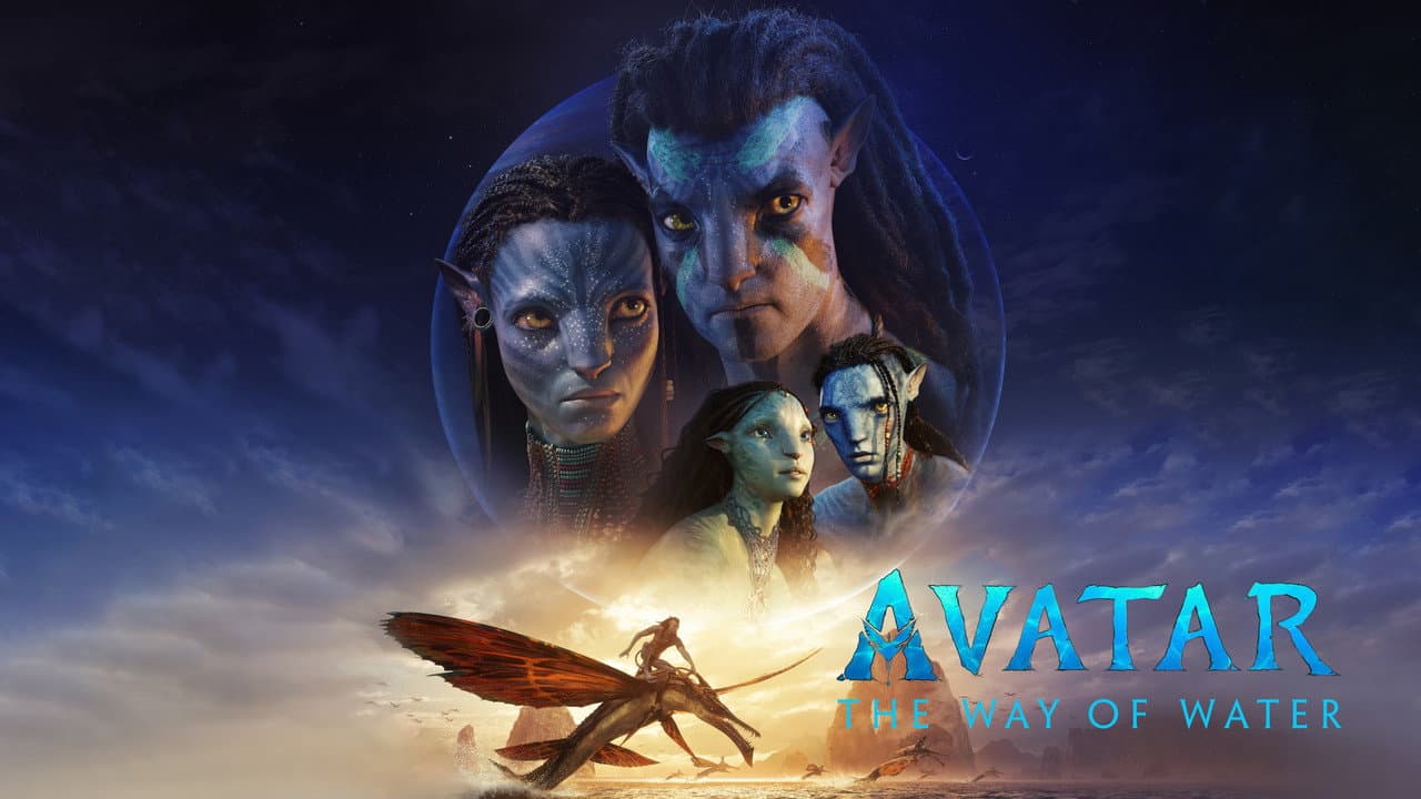 Avatar: The Way of Water — backdrops with title 3