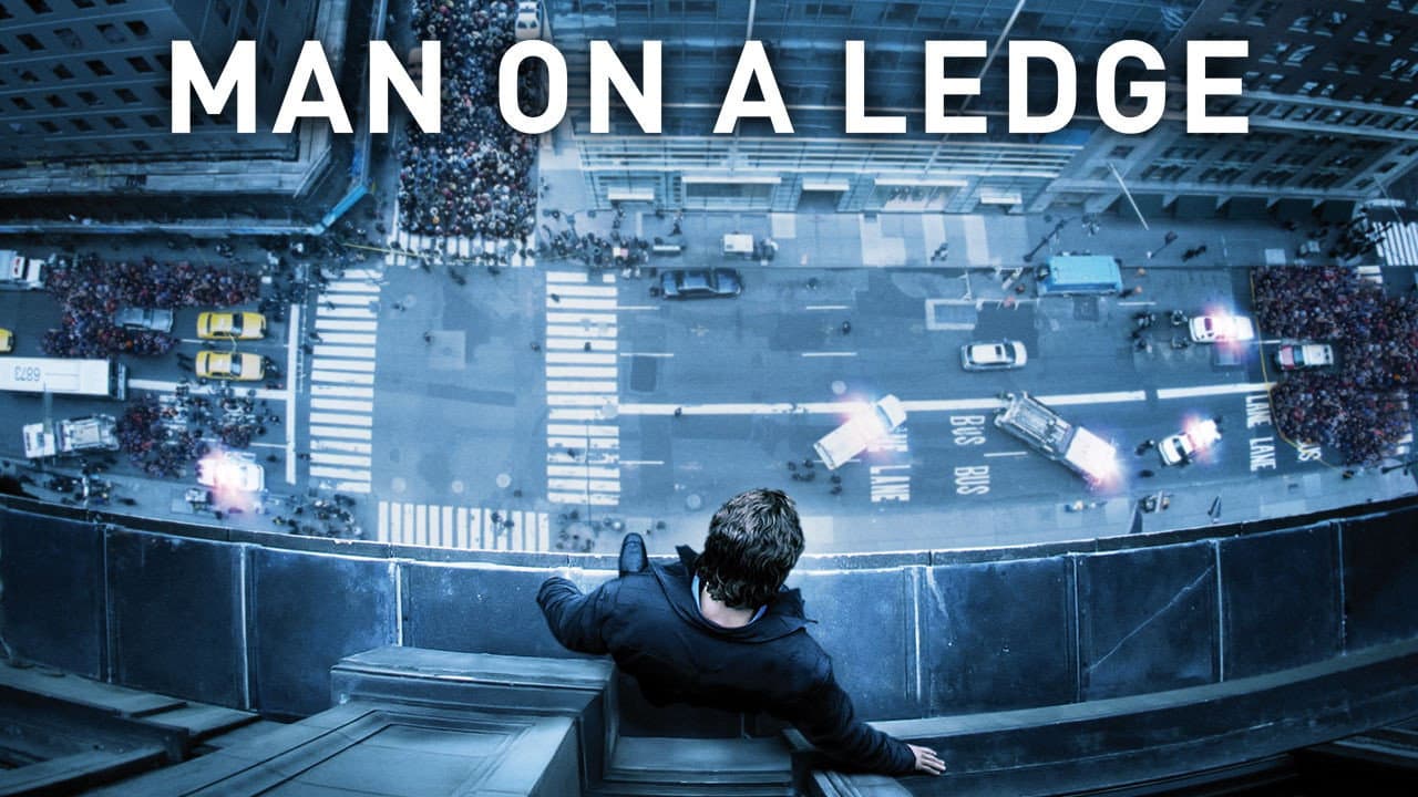 Man on a Ledge — backdrops with title 6