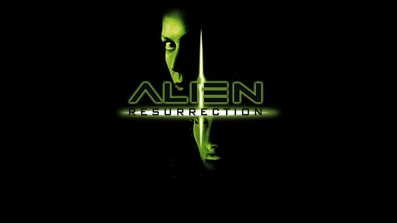 Alien Resurrection — backdrops with title 3