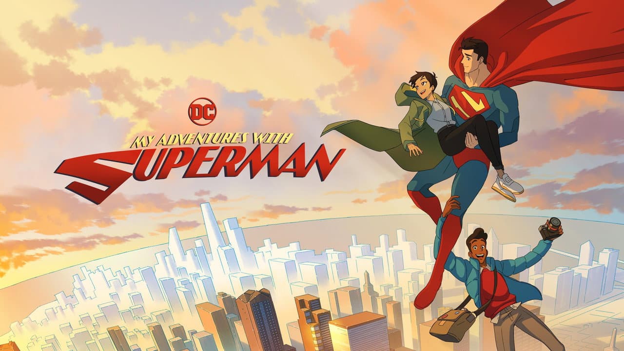 My Adventures with Superman — backdrops with title 3