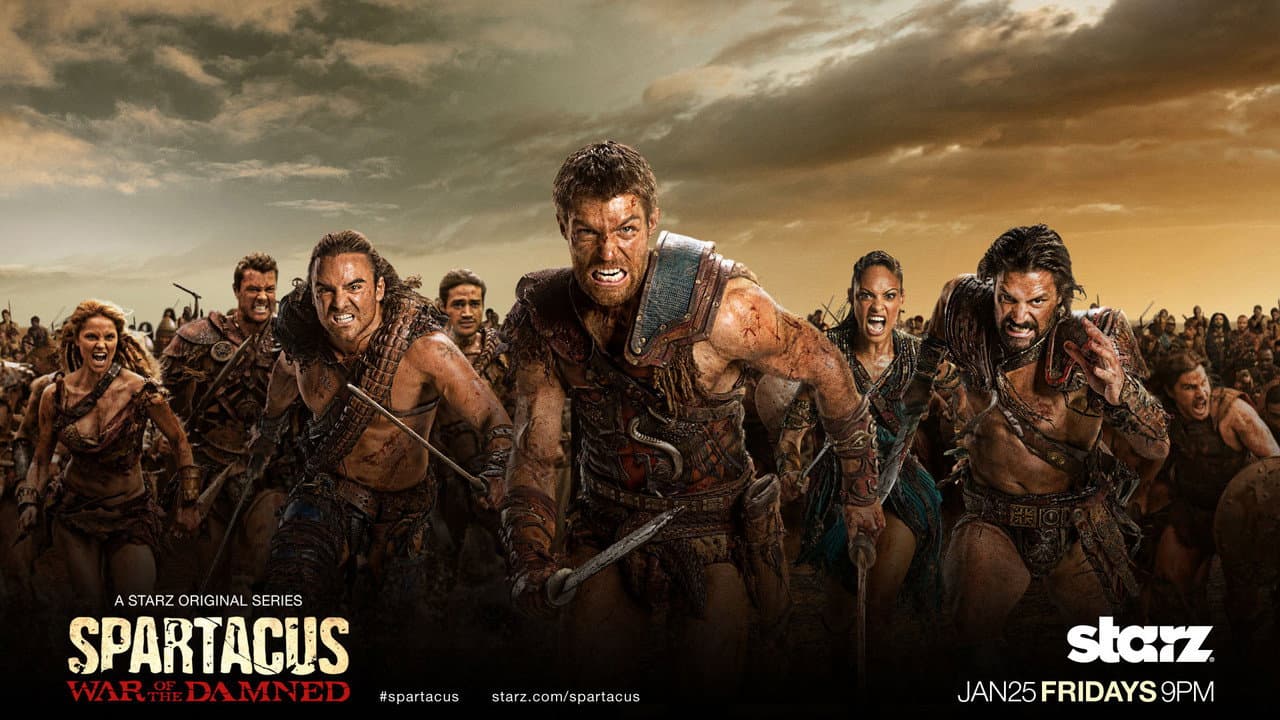 Spartacus — backdrops with title 3