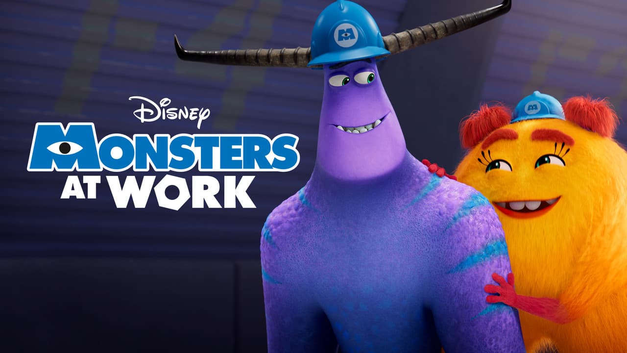 Monsters at Work — backdrops with title 5