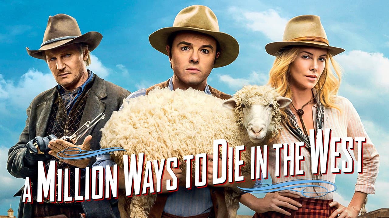 A Million Ways to Die in the West — backdrops with title 6