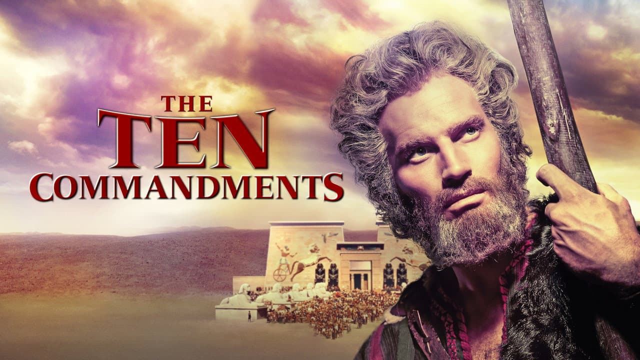 The Ten Commandments — backdrops with title 1