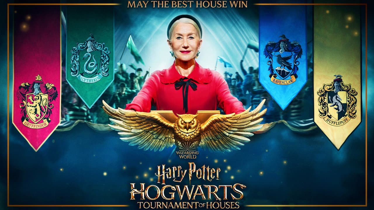 Harry Potter: Hogwarts Tournament of Houses — backdrops with title 1