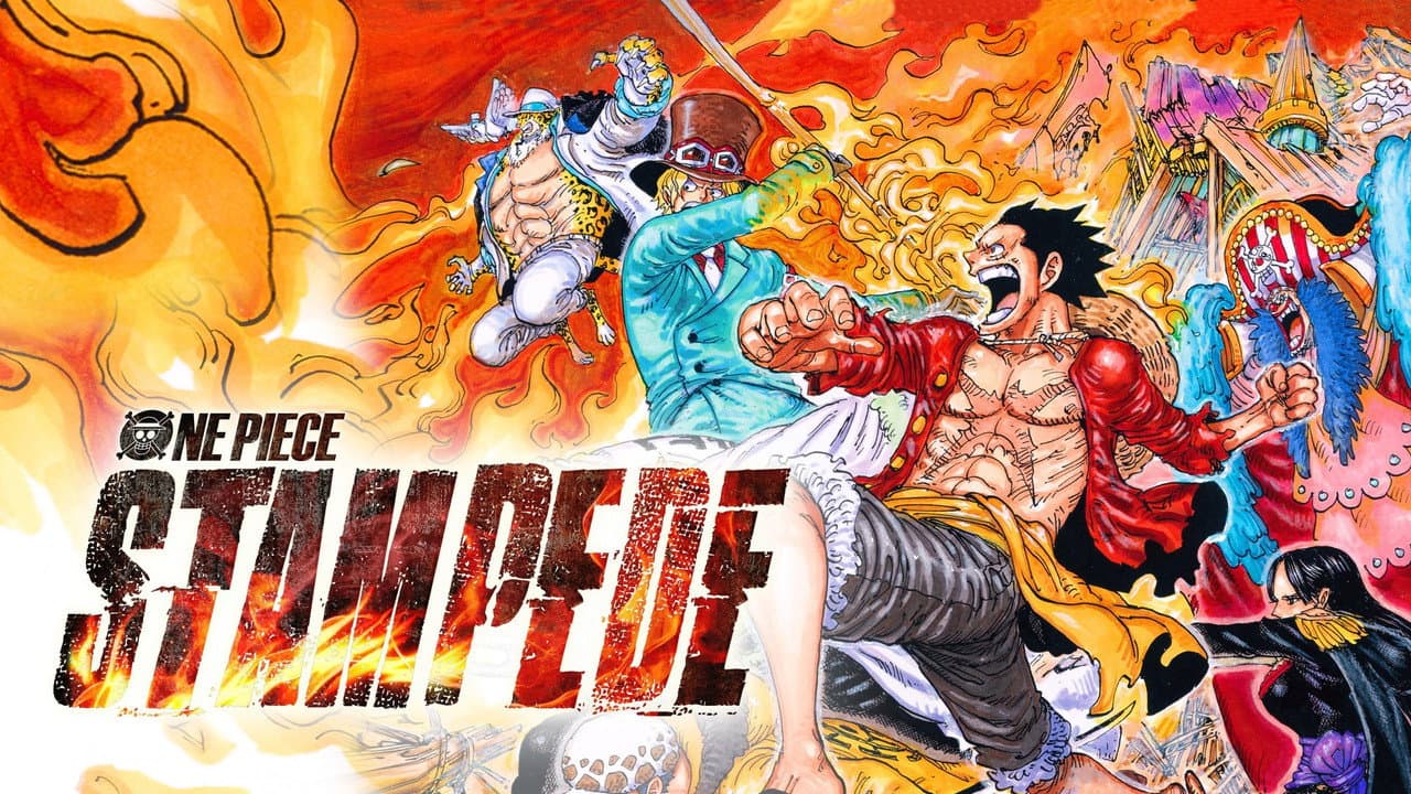 One Piece: Stampede — backdrops with title 1