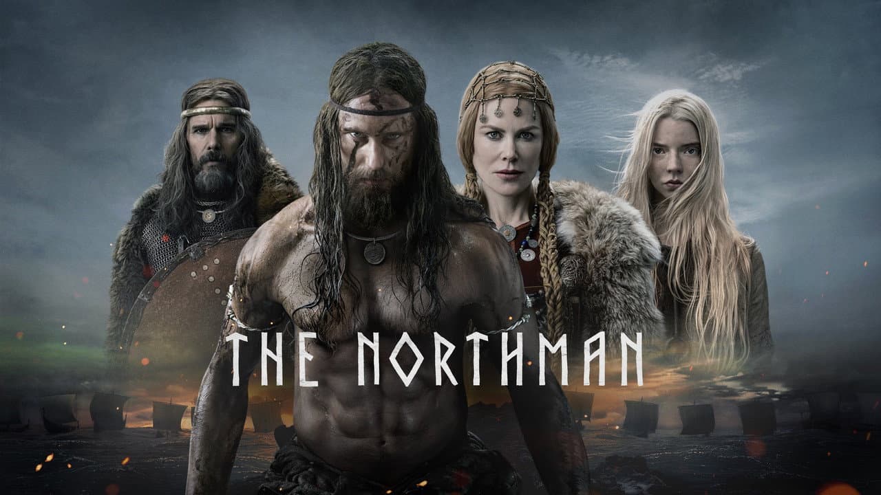 The Northman — backdrops with title 1