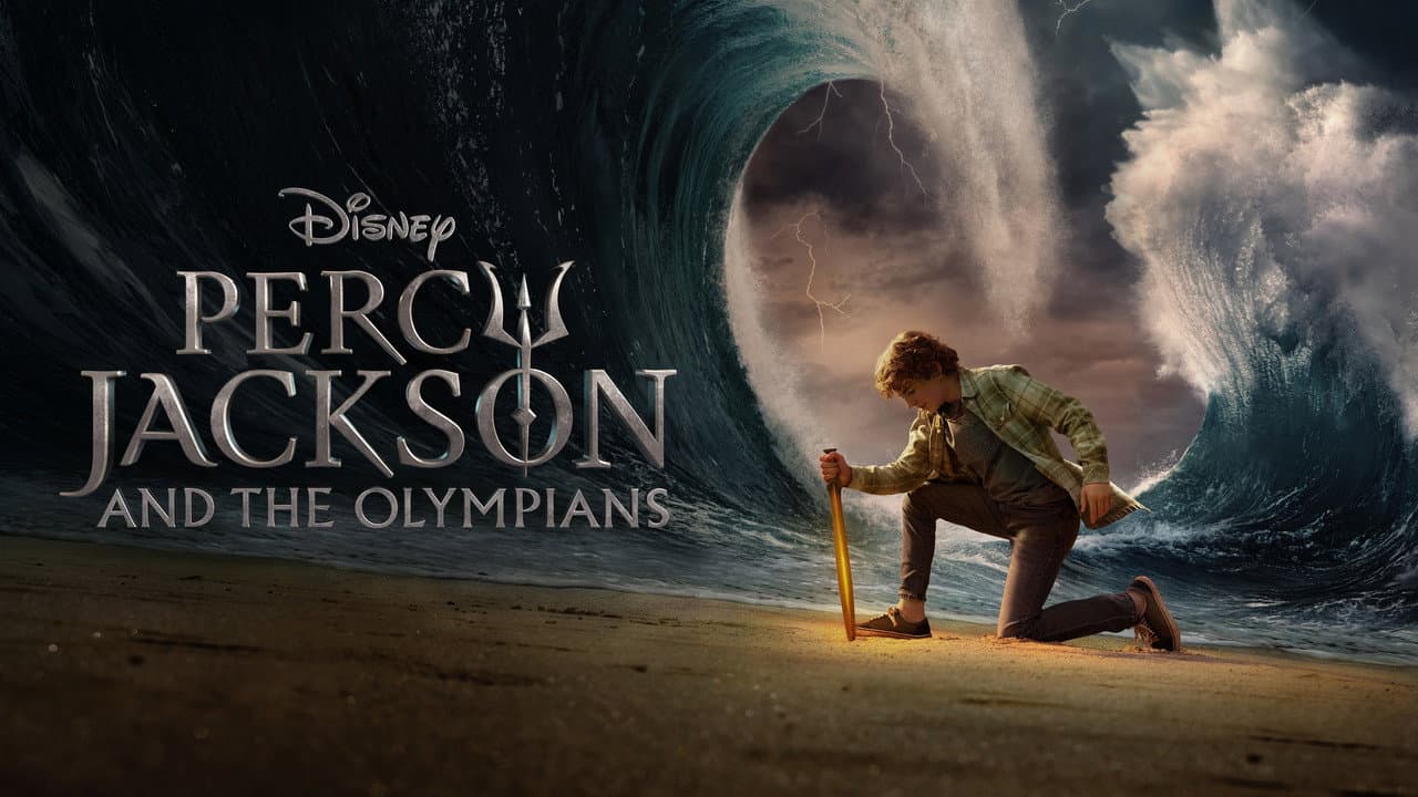 Percy Jackson and the Olympians — backdrops with title 2