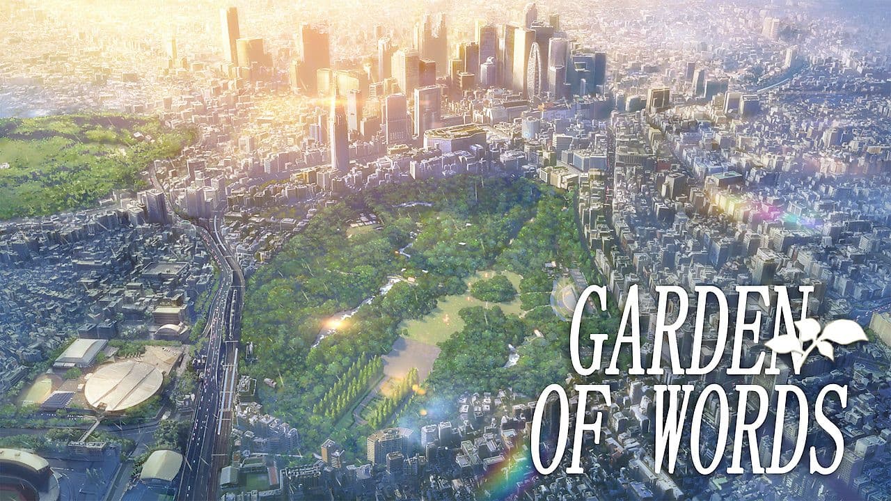The Garden of Words — backdrops with title 7