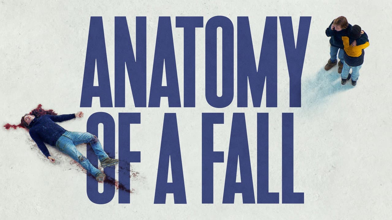 Anatomy of a Fall — backdrops with title 2