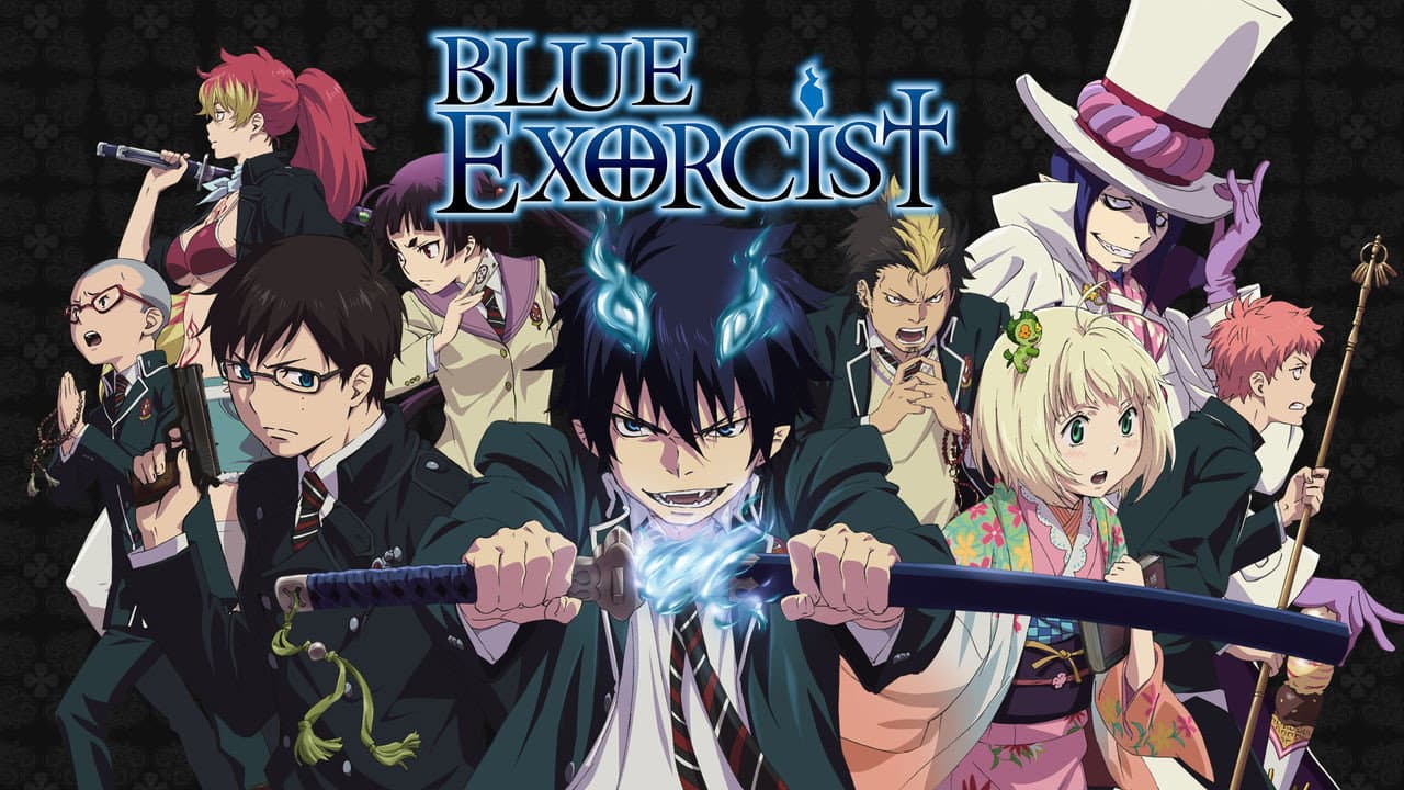 Blue Exorcist — backdrops with title 1
