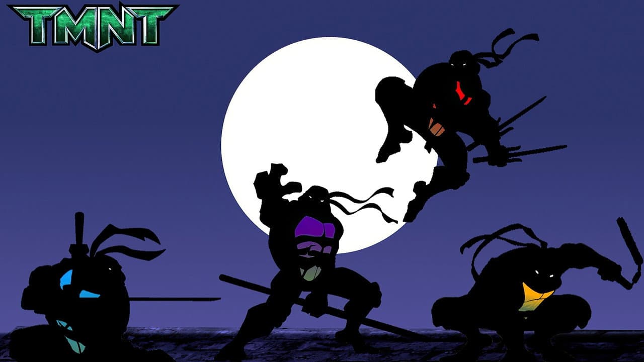 Teenage Mutant Ninja Turtles — backdrops with title 5