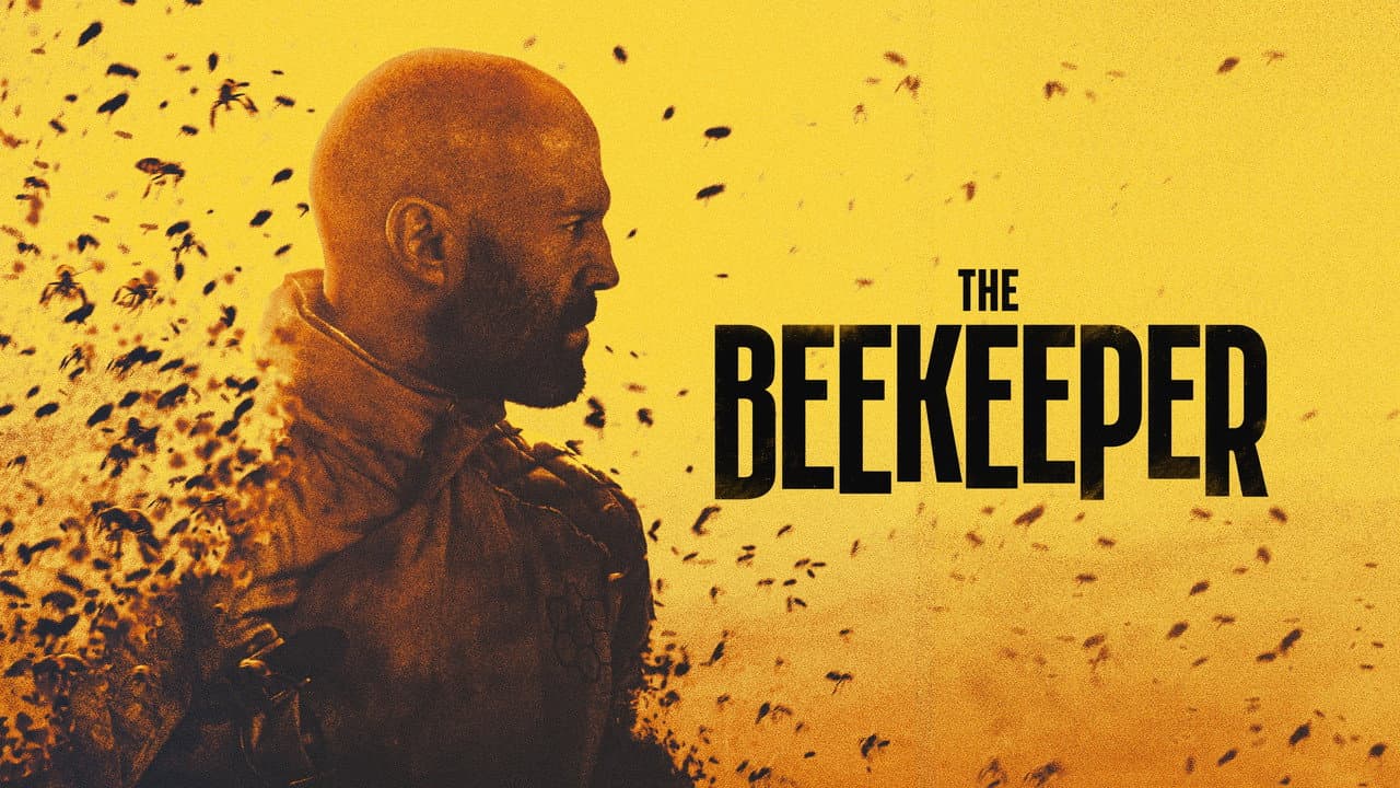 The Beekeeper — backdrops with title 3