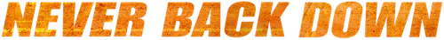 Never Back Down — logos 3