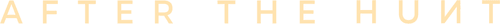 After the Hunt — logos 2