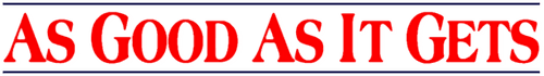 As Good as It Gets — logos 2