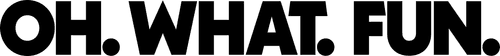 Oh. What. Fun. — logos 2