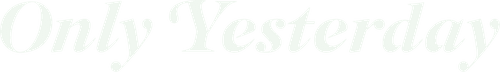 Only Yesterday — logos 3
