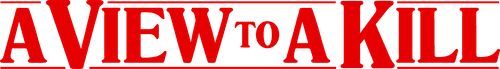 A View to a Kill — logos 2