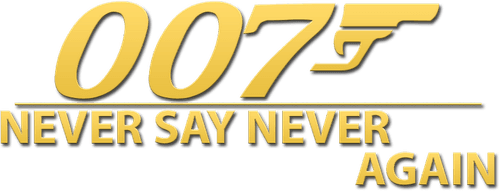 Never Say Never Again — logos 2