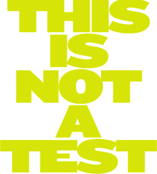 This Is Not a Test — logos 2