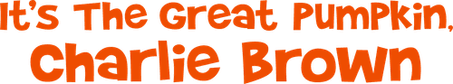 It's the Great Pumpkin, Charlie Brown — logos 8