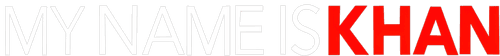 My Name Is Khan — logos 4