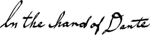 In the Hand of Dante — logos 3