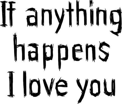 If Anything Happens I Love You — logos 3