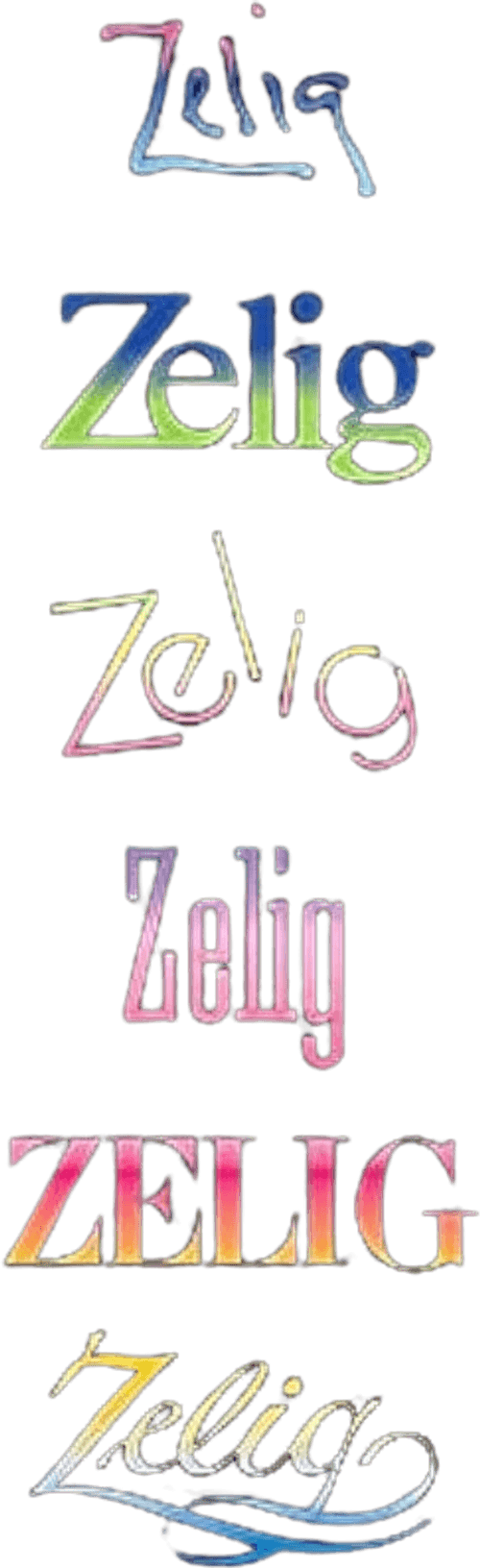 Zelig — logos 3