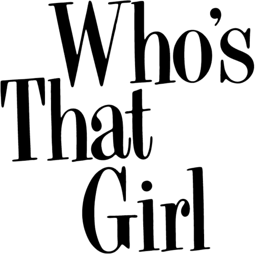 Who's That Girl — logos 2