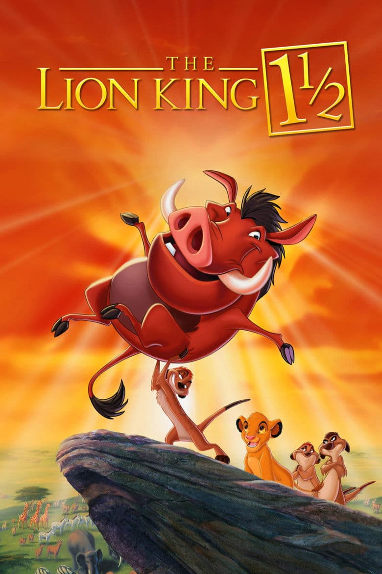 The Lion King 1ยฝ poster